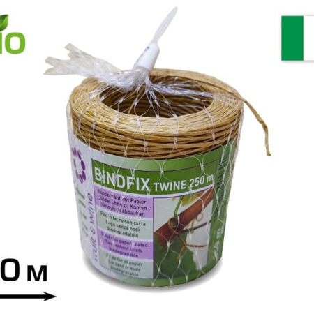 Подвязка для растений 250м круглая, стальная проволока в бумажной оболочке, CORDIOLI (23FCTO)