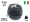 Кембрик, пластикова зав`язка, ЧОРНА, 3мм, EXTRA, 180 м. CORDIOLI (23FIPEGRN3) 