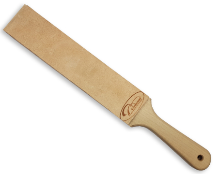 Шкіряна дошка для правки ножів (двостороння) 22 см х 5 см 