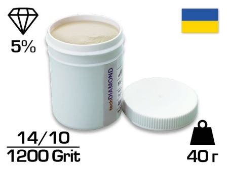 Алмазная паста АСH 14.10 ПОМГ (5%) 1200 GRIT, 40 г (ACH14-10)