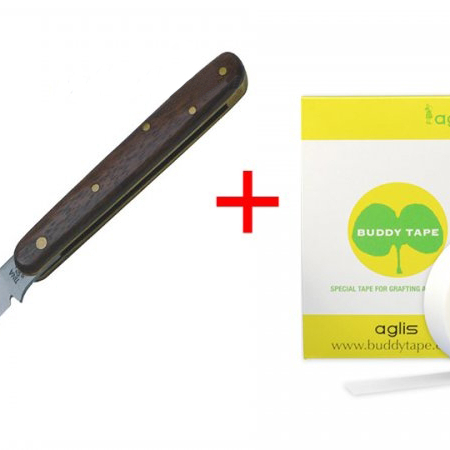 Прививочный нож TINA 640/10 (Германия) + Прививочная лента Buddy Tape BT60-40