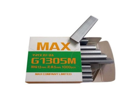 Скобы G1305M для степлера Max HR-F (для кембрика), 1000 шт/уп (MS95600)