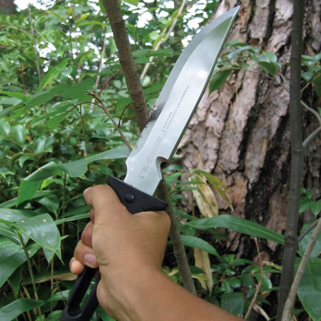 Нож Rikugatana S, 58HRC, нержавеющая сталь DSR1K6 DAIDO (подобие стали 440A, 65x13), Nisaku (NJP811, 1117368)