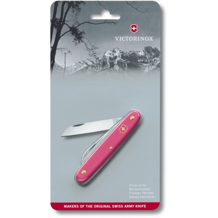 Нож для сада Victorinox Floral Knife, 100мм/1функ/роз мат(блистер) (Vx39050.53B1)