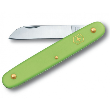 Нож для сада Victorinox Floral Knife, 100мм/1функ/зеленый мат(блистер) (Vx39050.47B1)