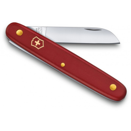 Нож для сада Victorinox Floral Knife Left-handed, 100мм/1функ/крас мат(блистер) (Vx39450.B1)