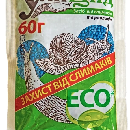  УлиЦид ЭКО защита растений от улиток и слизней 60 г