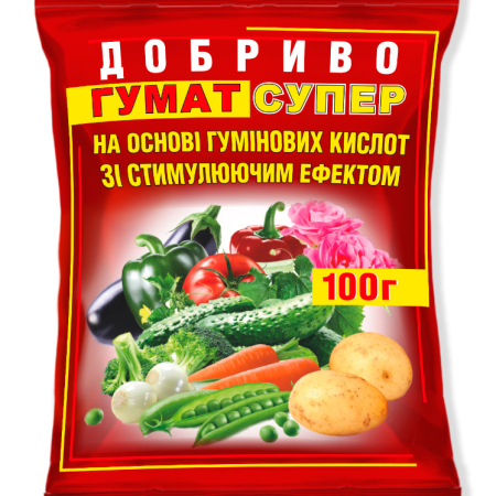  Удобрение  Гумат Супер - универсальный  100 г