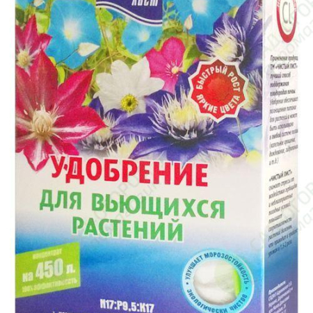  Удобрение кристаллическое Чистый Лист  для вьющихся растений 300 г