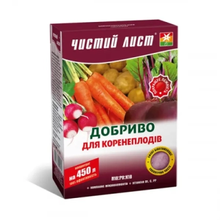  Удобрение кристаллическое Чистый Лист  для корнеплодов  300 г